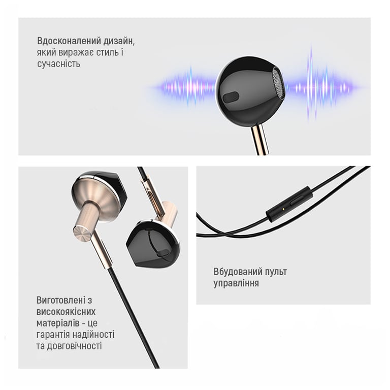 Навушники ColorWay Slim 3.5 mm Wired Earphone Blast 2 Black (CW-WD02BK) - фото 10