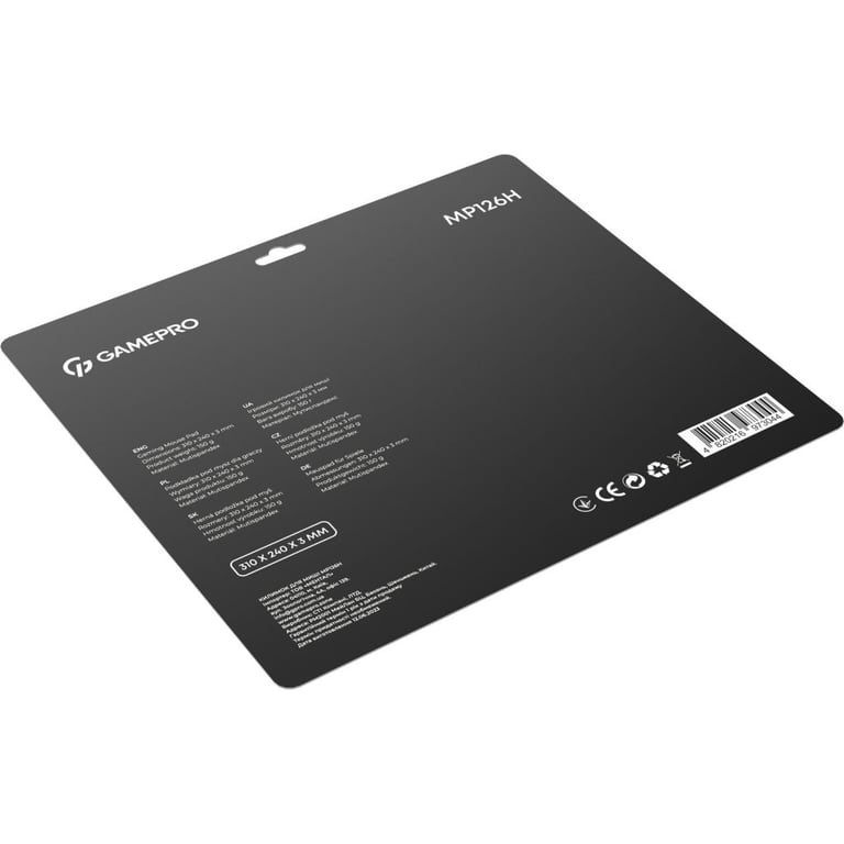 Килимок для мишки GamePro MP126H Black (MP126H) - фото 7