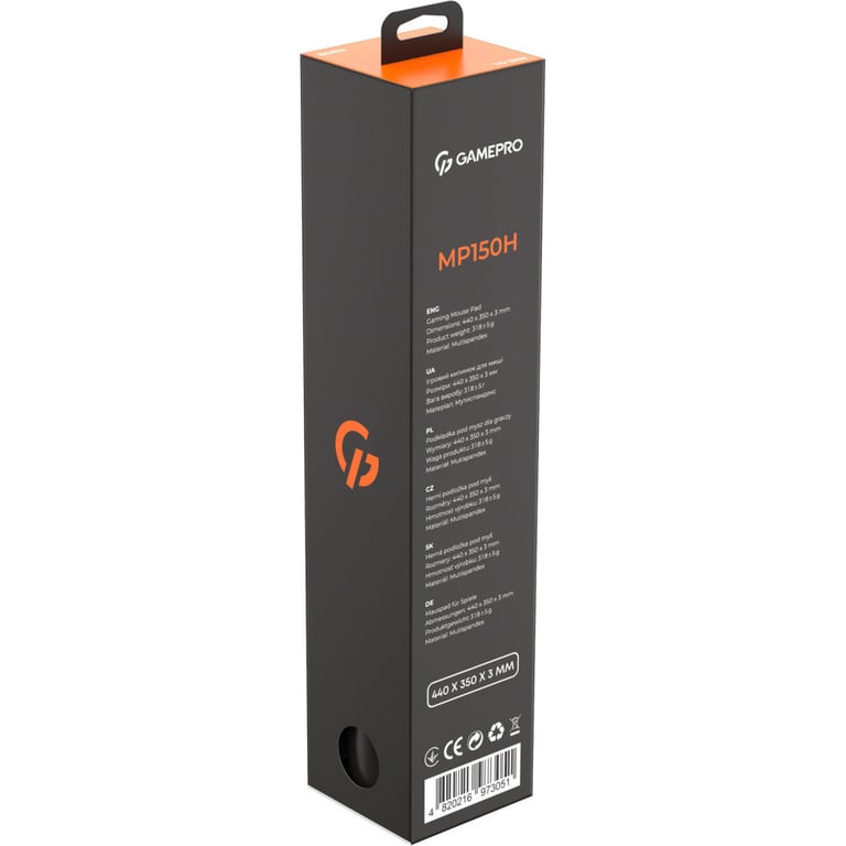Килимок для мишки GamePro MP150H Black (MP150H) - фото 7