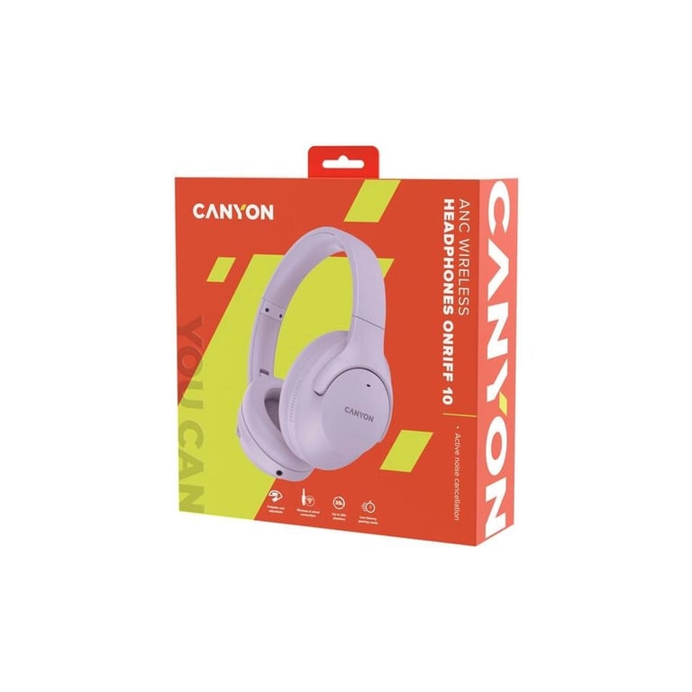 Навушники Canyon OnRiff 10 ANC Bluetooth Purple (CNS-CBTHS10PU) - фото 3