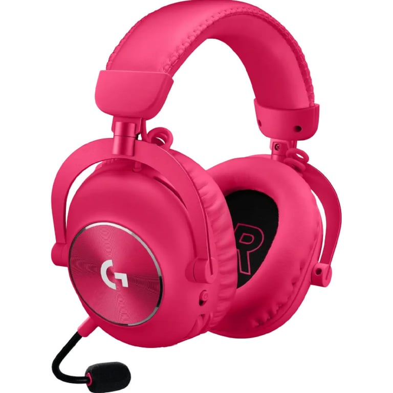 Навушники Logitech G Pro X 2 Lightspeed Wireless Magenta (981-001275) - фото 3