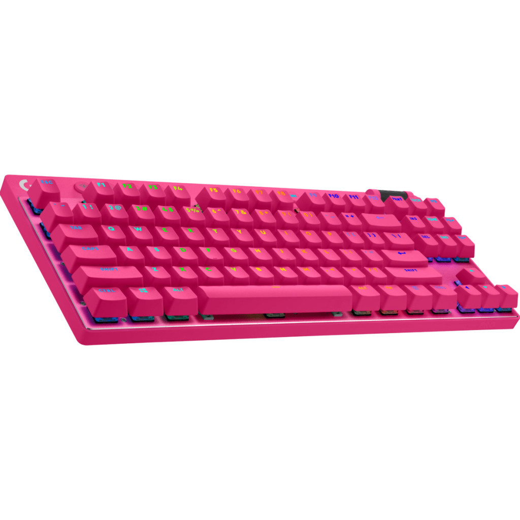 Клавіатура Logitech G PRO X TKL Lightspeed Tactile USB UA Magenta (920-012159) - фото 2 Клавіатура Logitech G PRO X TKL Lightspeed Tactile USB UA Magenta (920-012159) - фото 2