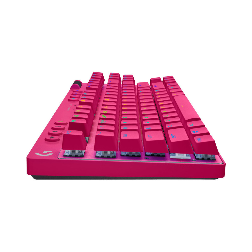 Клавіатура Logitech G PRO X TKL Lightspeed Tactile USB UA Magenta (920-012159) - фото 3 Клавіатура Logitech G PRO X TKL Lightspeed Tactile USB UA Magenta (920-012159) - фото 3