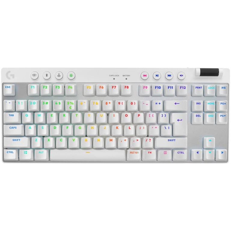 Клавіатура Logitech G PRO X TKL Lightspeed Tactile USB UA White (920-012148) - фото 1