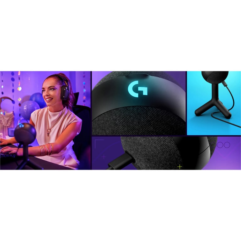 Мікрофон Logitech G Yeti Orb RGB Gaming Mic with Lightsync Black (988-000551) - фото 11
