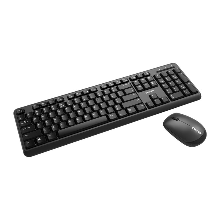 Комплект Canyon SET-W20 Velvet Wireless Silent UA Black (CNS-HSETW02) - фото 2