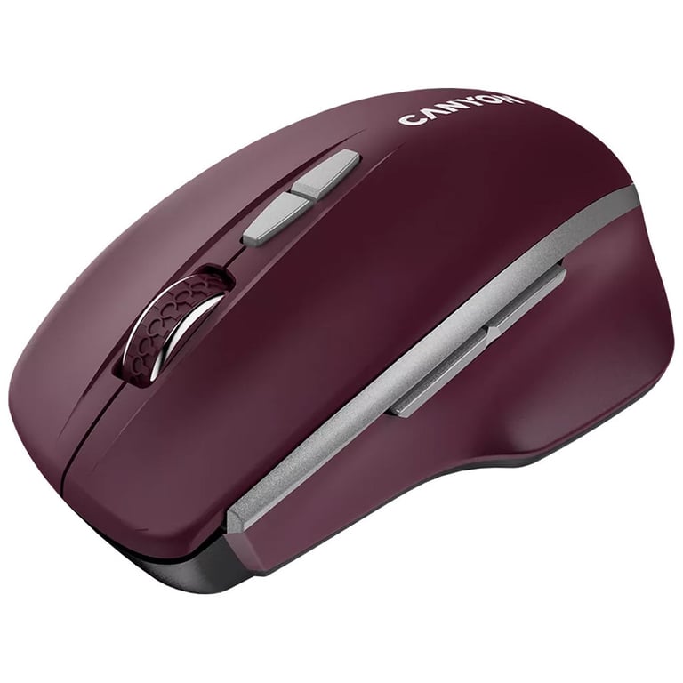 Мишка Canyon MW-21 Wireless Blue LED Burgundy (CNS-CMSW21BR) - фото 2