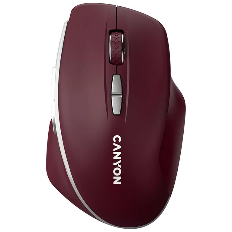 Мишка Canyon MW-21 Wireless Blue LED Burgundy (CNS-CMSW21BR) - фото 3