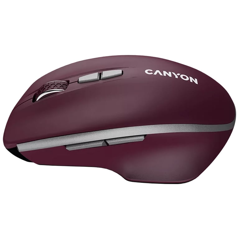 Мишка Canyon MW-21 Wireless Blue LED Burgundy (CNS-CMSW21BR) - фото 4