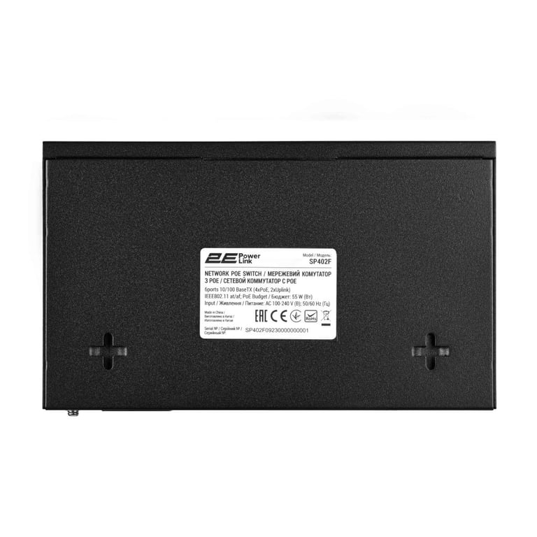 Комутатор мережевий 2E 2E-SP402F-2 - фото 4