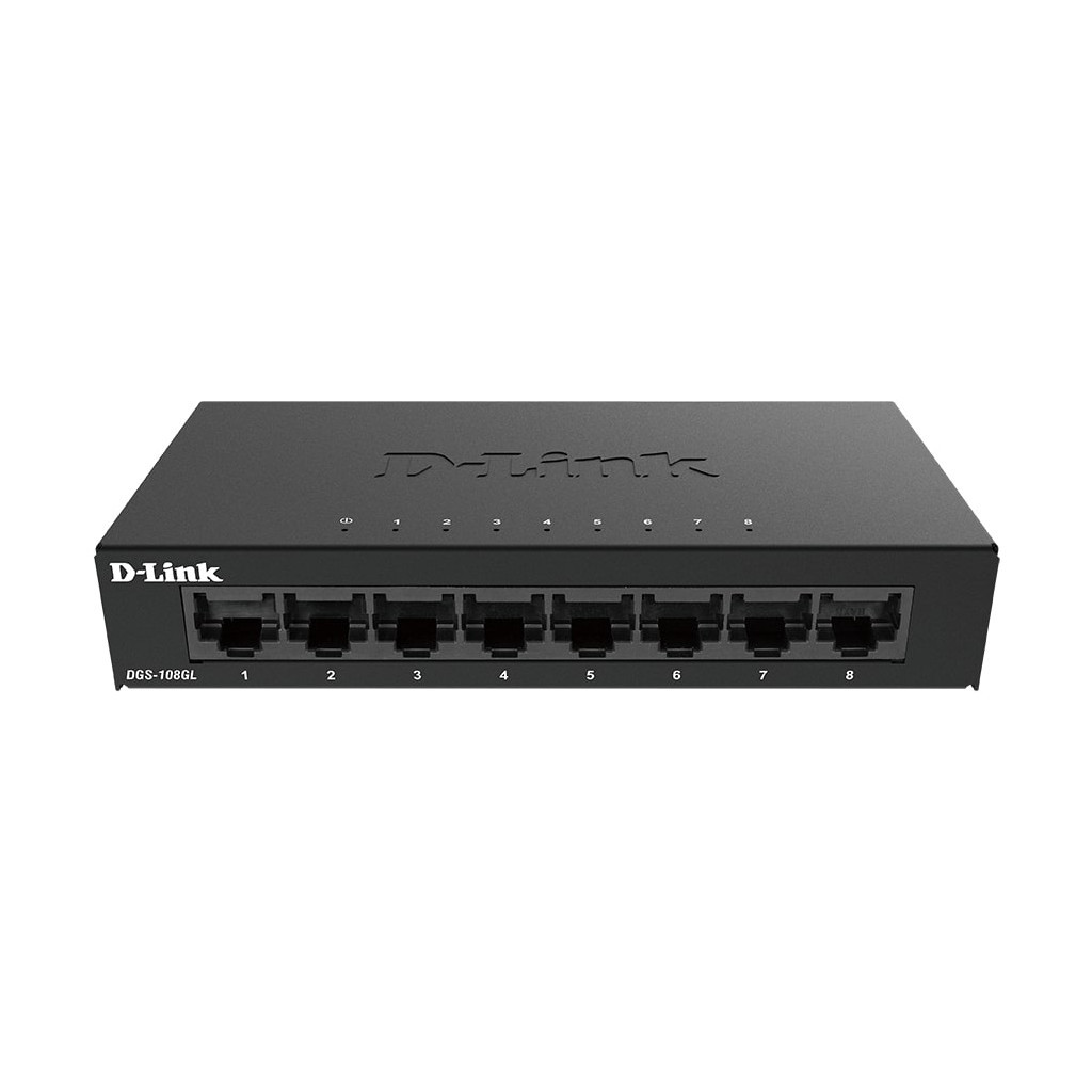 Комутатор мережевий D-Link DGS-108GL Комутатор мережевий D-Link DGS-108GL