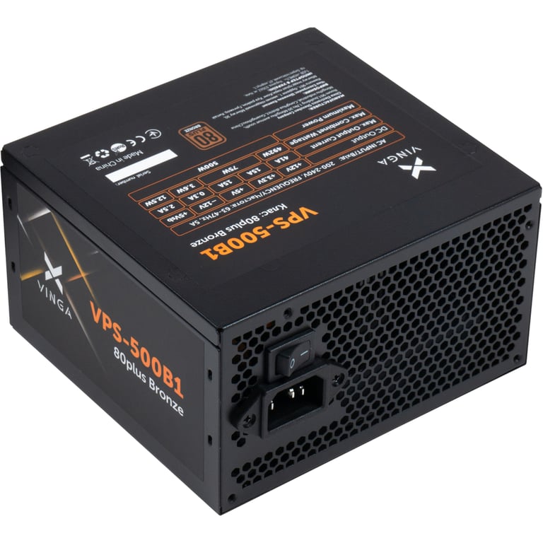 Блок живлення Vinga 500W (VPS-500B1) - фото 5