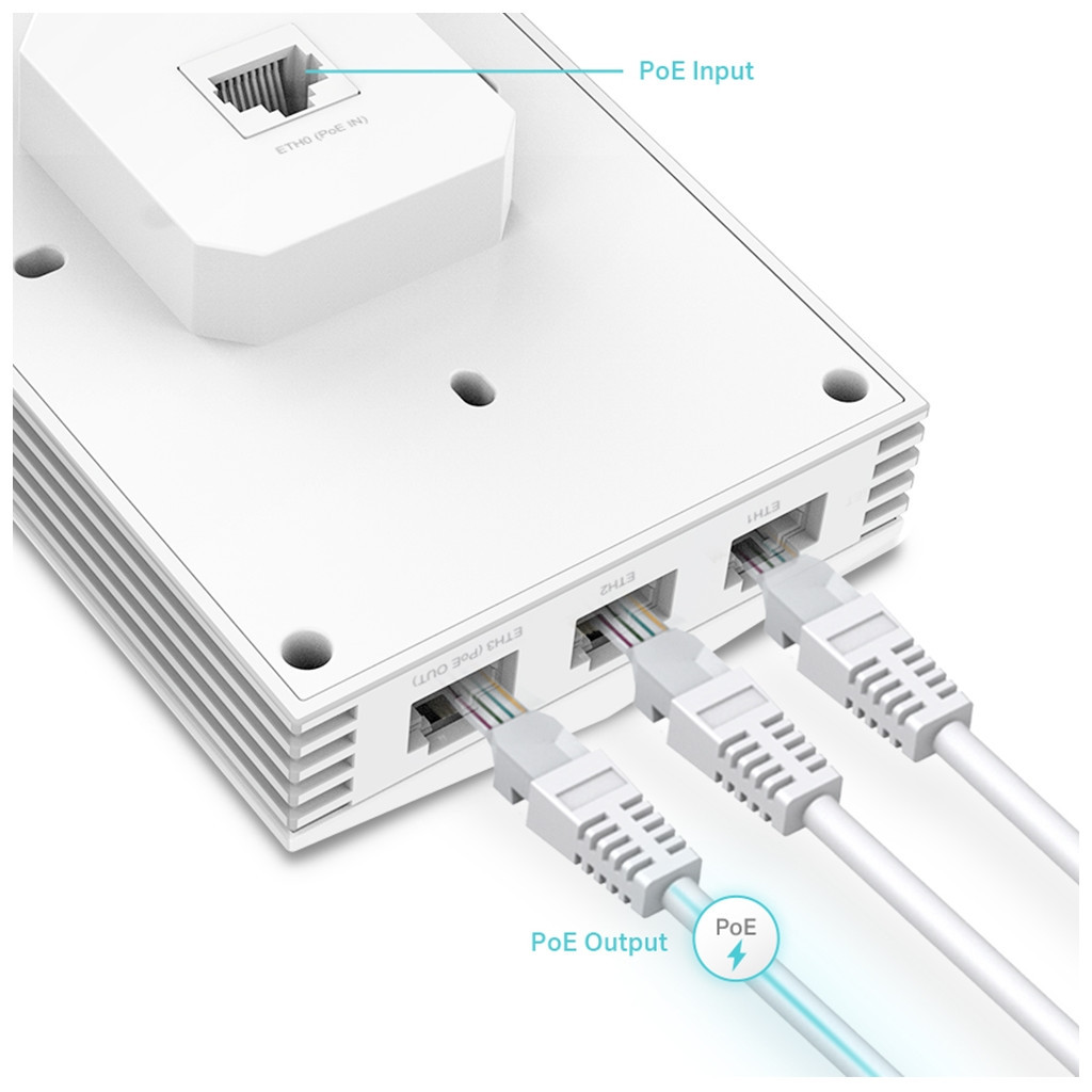 Точка доступу Wi-Fi TP-Link EAP655-WALL - фото 4 Точка доступу Wi-Fi TP-Link EAP655-WALL - фото 4