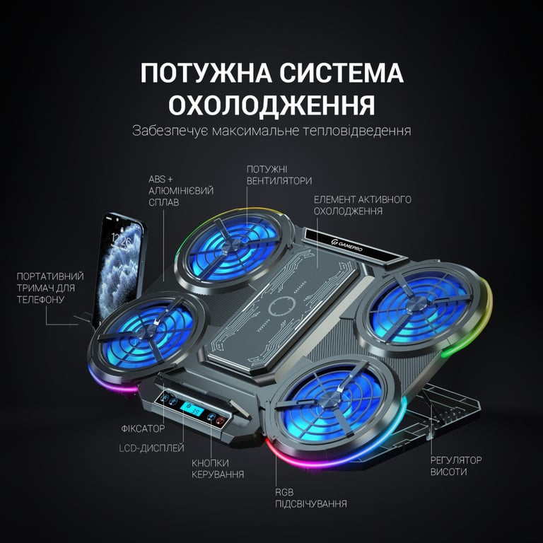 Підставка до ноутбука GamePro CP1450 - фото 4