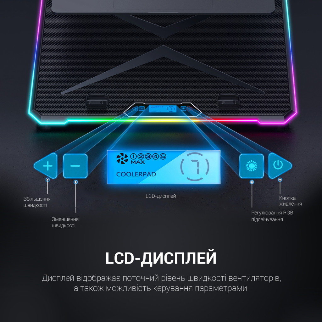 Підставка до ноутбука GamePro CP940 - фото 11 Підставка до ноутбука GamePro CP940 - фото 11