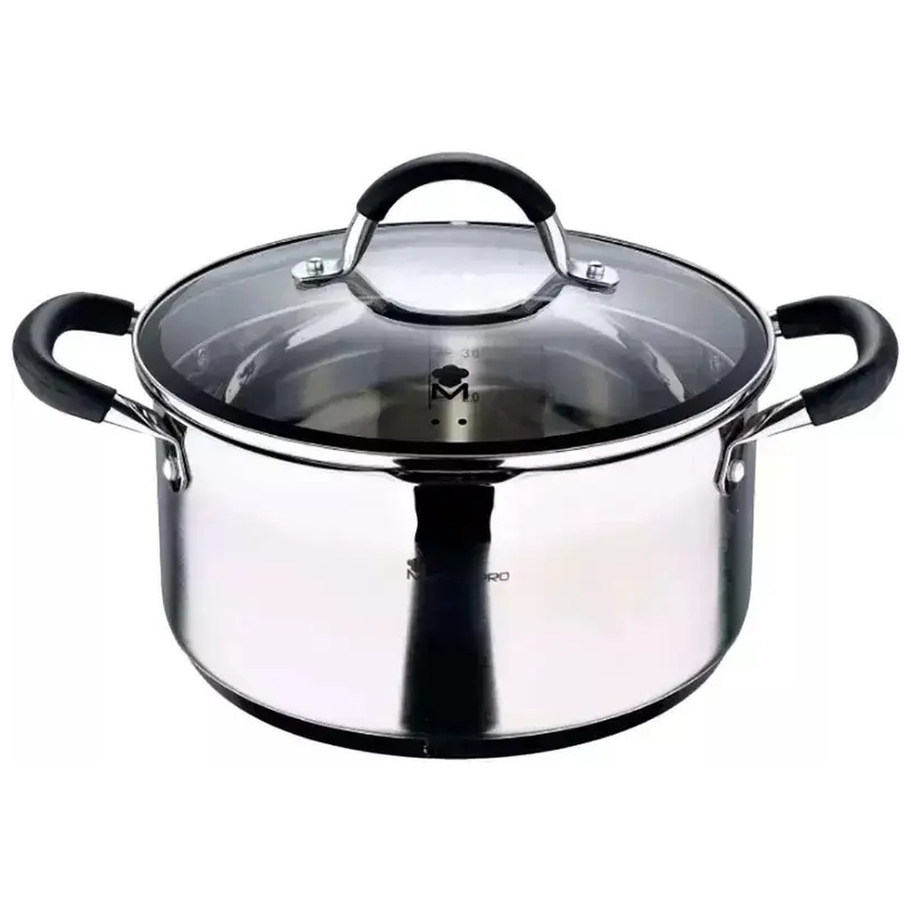 Набір посуду MasterPro Foodies collection 2 каструлі та ківш 16/20/24 см (BGEU-5539) - фото 2 Набір посуду MasterPro Foodies collection 2 каструлі та ківш 16/20/24 см (BGEU-5539) - фото 2