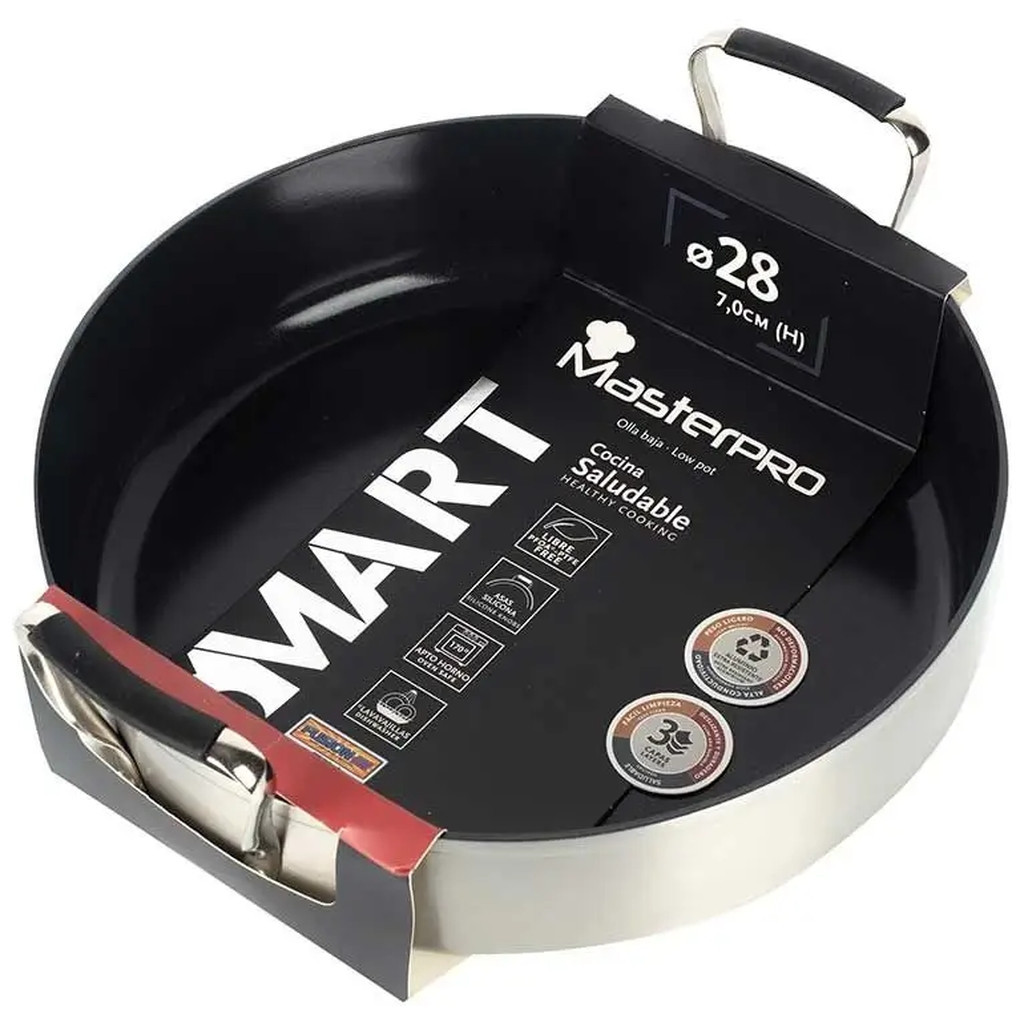 Сотейник MasterPro Smart 28 см (BGEU-3829) - фото 4 Сотейник MasterPro Smart 28 см (BGEU-3829) - фото 4