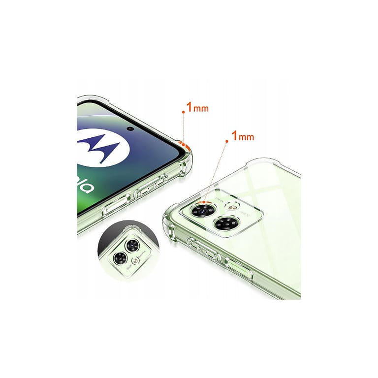 Чохол до мобільного телефона BeCover Anti-Shock Motorola Moto G54 / G54 Power Clear (710610) - фото 3