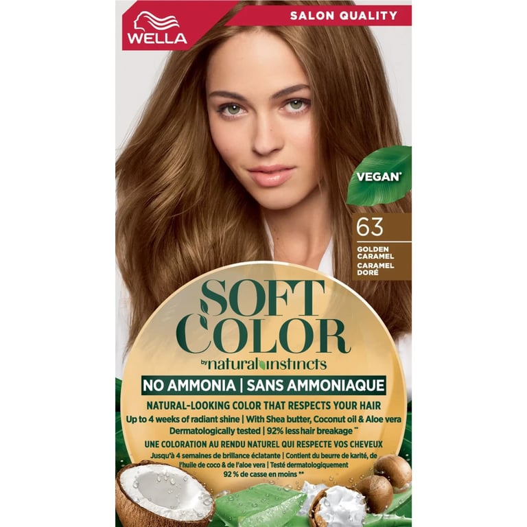 Фарба для волосся Wella Soft Color Безаміачна 63 - Карамель (3614228865807) - фото 2