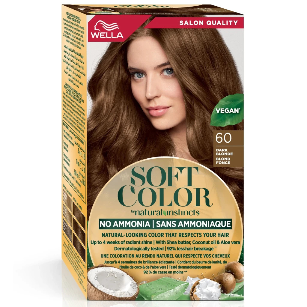 Фарба для волосся Wella Soft Color Безаміачна 60 - Темний блонд (3614228865814) - фото 1