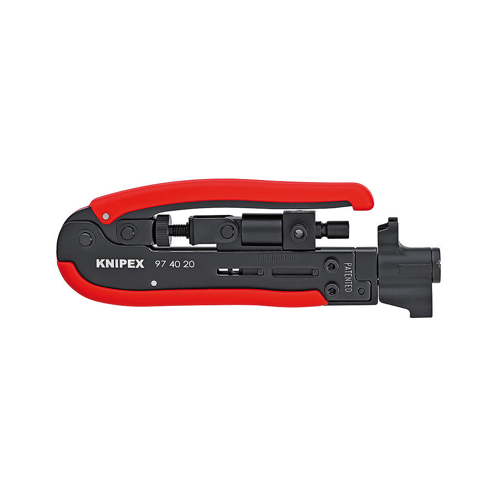 Затискач для клем KNIPEX F, BNC і RCA (97 40 20 SB) - фото 1 Затискач для клем KNIPEX F, BNC і RCA (97 40 20 SB) - фото 1