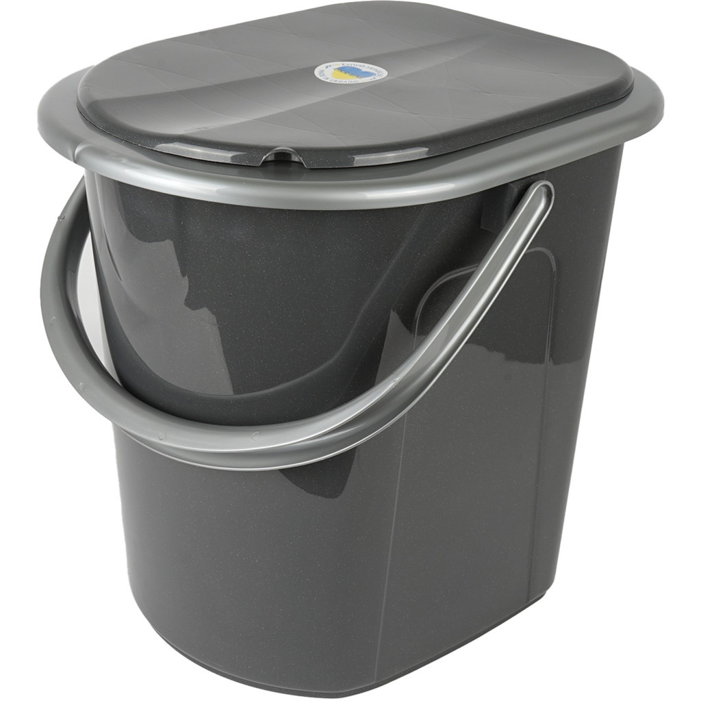 Відро-туалет Алеана Граніт/сірий 22 л (алн 171096/граніт/сіре) - фото 2 Відро-туалет Алеана Граніт/сірий 22 л (алн 171096/граніт/сіре) - фото 2