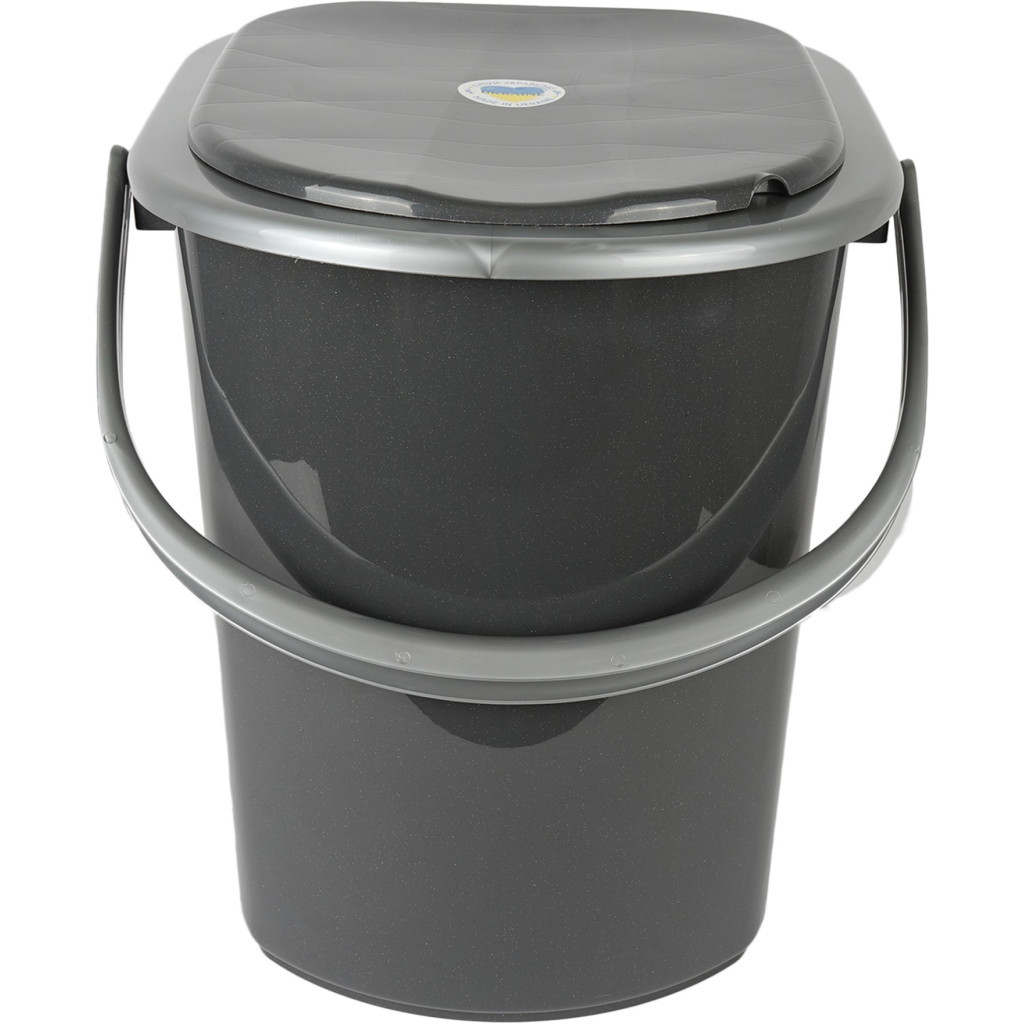 Відро-туалет Алеана Граніт/сірий 22 л (алн 171096/граніт/сіре) - фото 3 Відро-туалет Алеана Граніт/сірий 22 л (алн 171096/граніт/сіре) - фото 3