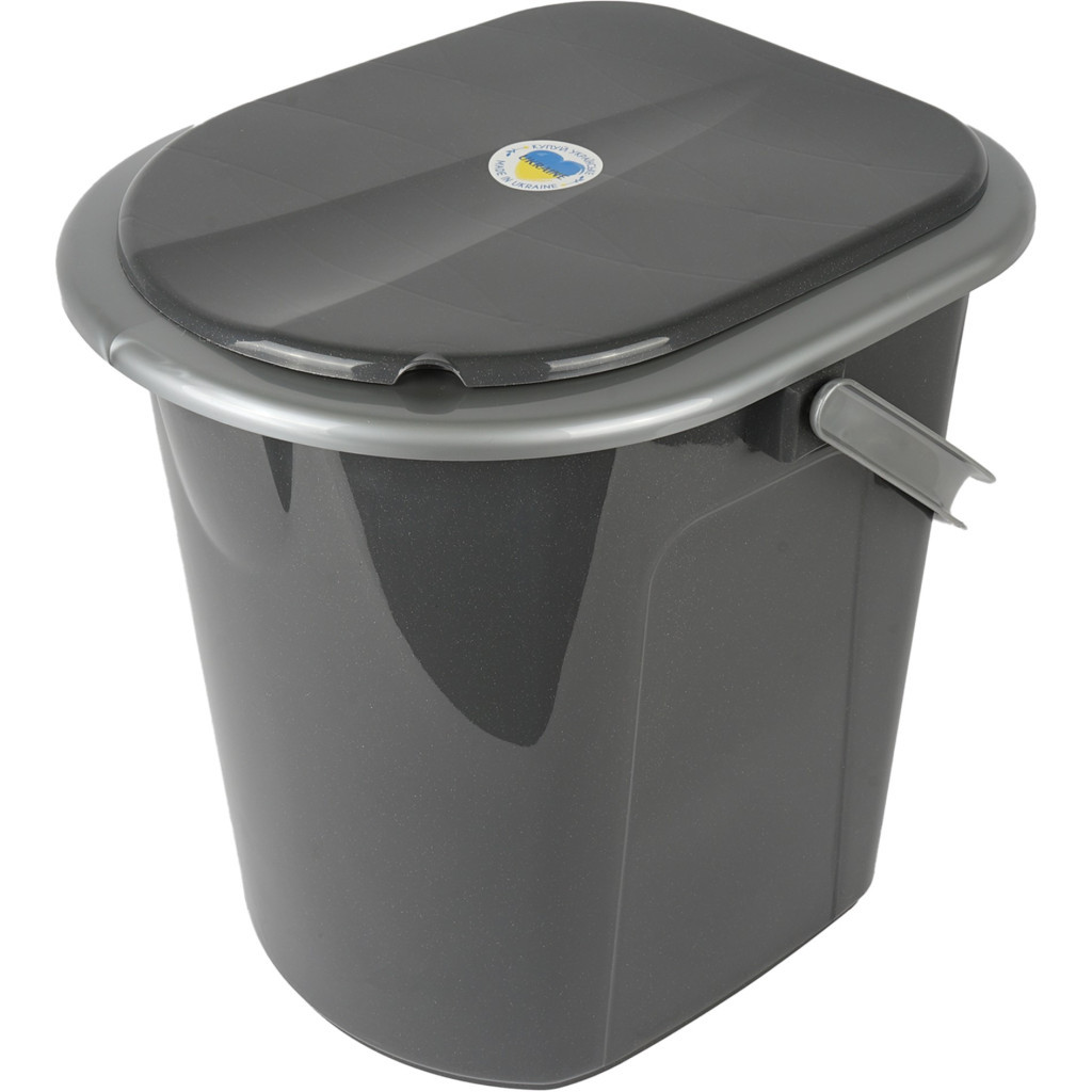 Відро-туалет Алеана Граніт/сірий 22 л (алн 171096/граніт/сіре) - фото 4 Відро-туалет Алеана Граніт/сірий 22 л (алн 171096/граніт/сіре) - фото 4