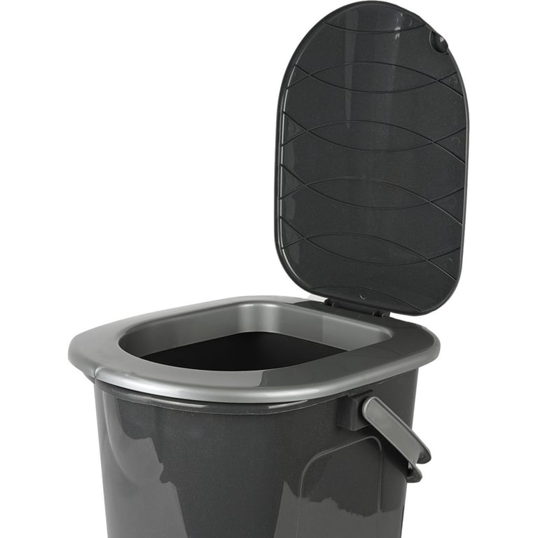Відро-туалет Алеана Граніт/сірий 22 л (алн 171096/граніт/сіре) - фото 5