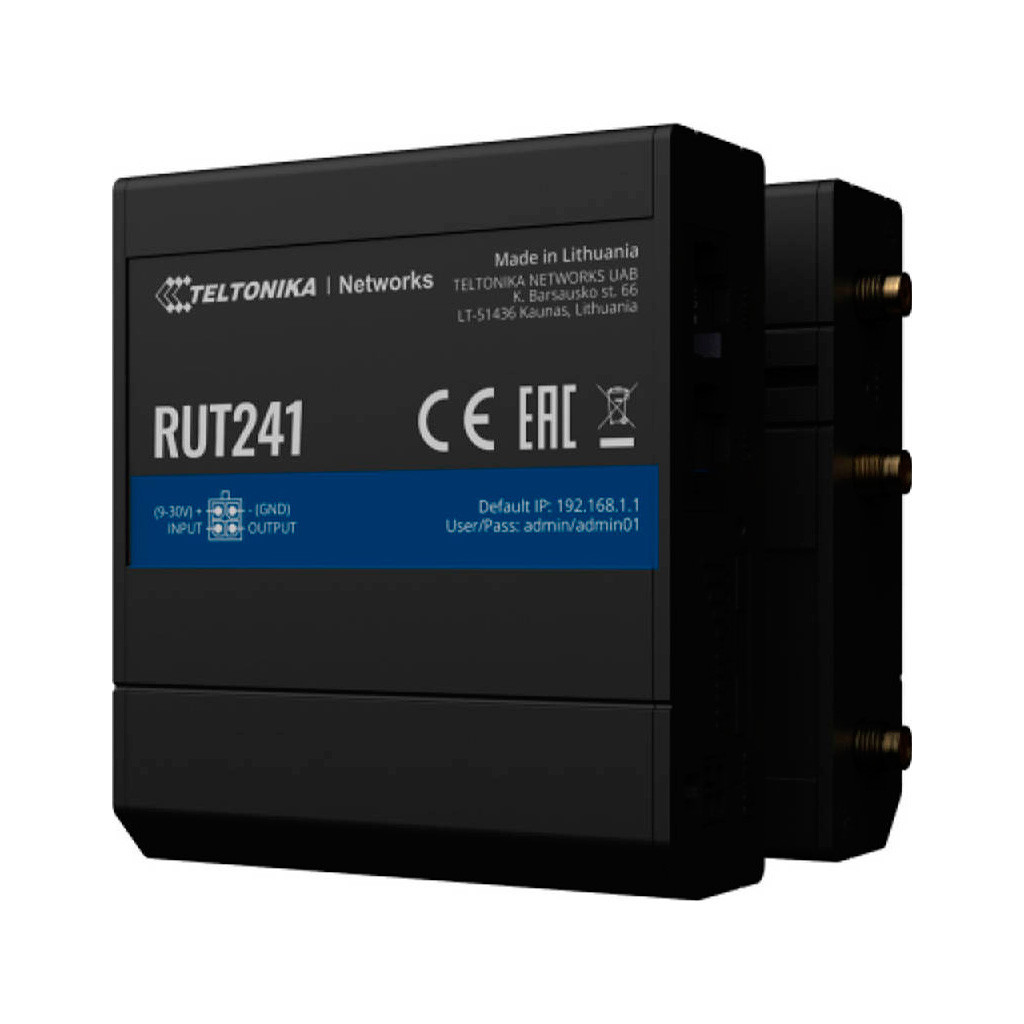 Маршрутизатор Teltonika RUT241 - фото 5 Маршрутизатор Teltonika RUT241 - фото 5