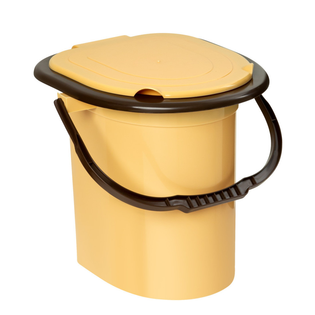 Відро-туалет Горизонт Бежеве 18 л (гор-05018/беж) - фото 1 Відро-туалет Горизонт Бежеве 18 л (гор-05018/беж) - фото 1