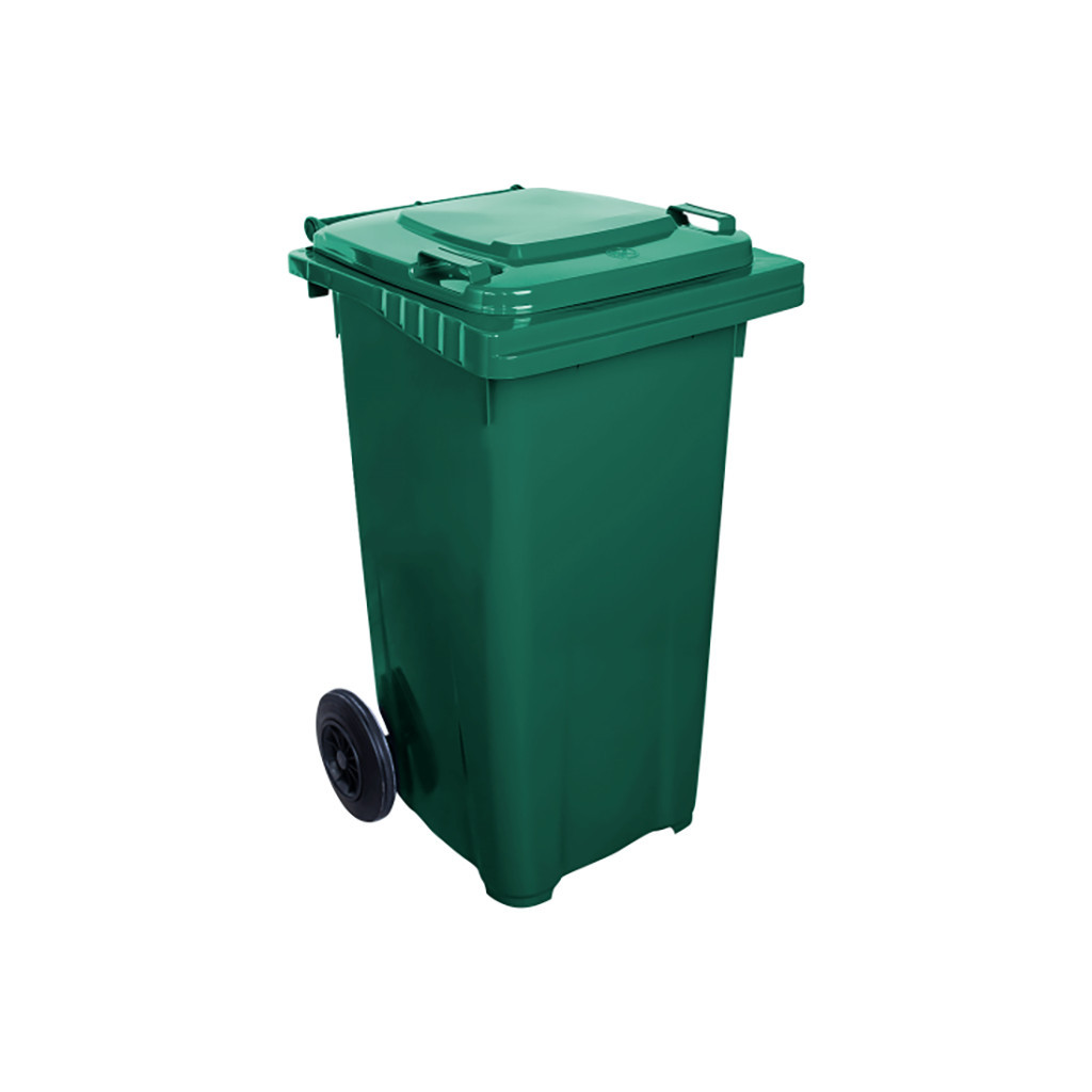 Контейнер для сміття Алеана Євро Зелений 120 л (алн 169097/зелений) - фото 1 Контейнер для сміття Алеана Євро Зелений 120 л (алн 169097/зелений) - фото 1