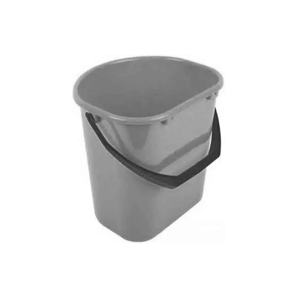 Відро господарське Ламела Пристінне Металік 12 л (лмл 648/металік) - фото 1