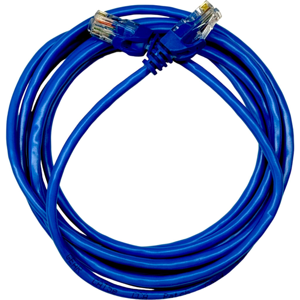 Патч-корд 0.5м UTP cat.5e, CU, 24AWG, blue GEAR (GPC-UTPCURJ45-0.5BE) - фото 2 Патч-корд 0.5м UTP cat.5e, CU, 24AWG, blue GEAR (GPC-UTPCURJ45-0.5BE) - фото 2