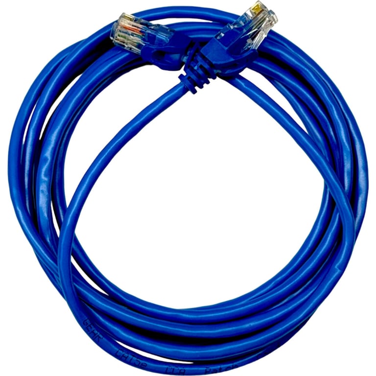 Патч-корд 1м UTP cat.5e, CU, 24AWG, blue GEAR (GPC-UTPCURJ45-1BE) - фото 2