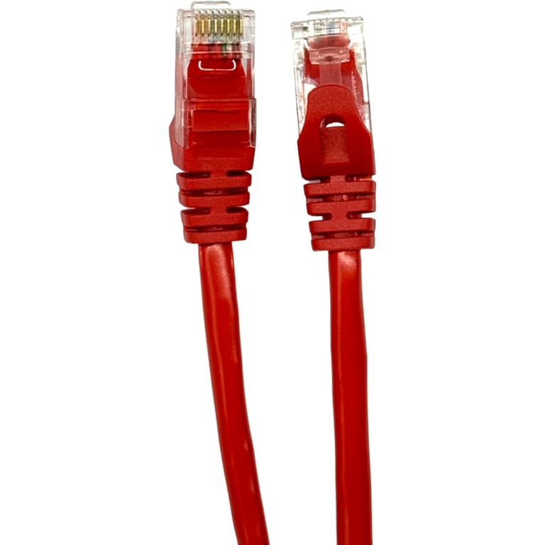 Патч-корд 2м UTP cat.5e, CU, 24AWG, red GEAR (GPC-UTPCURJ45-2R) - фото 1