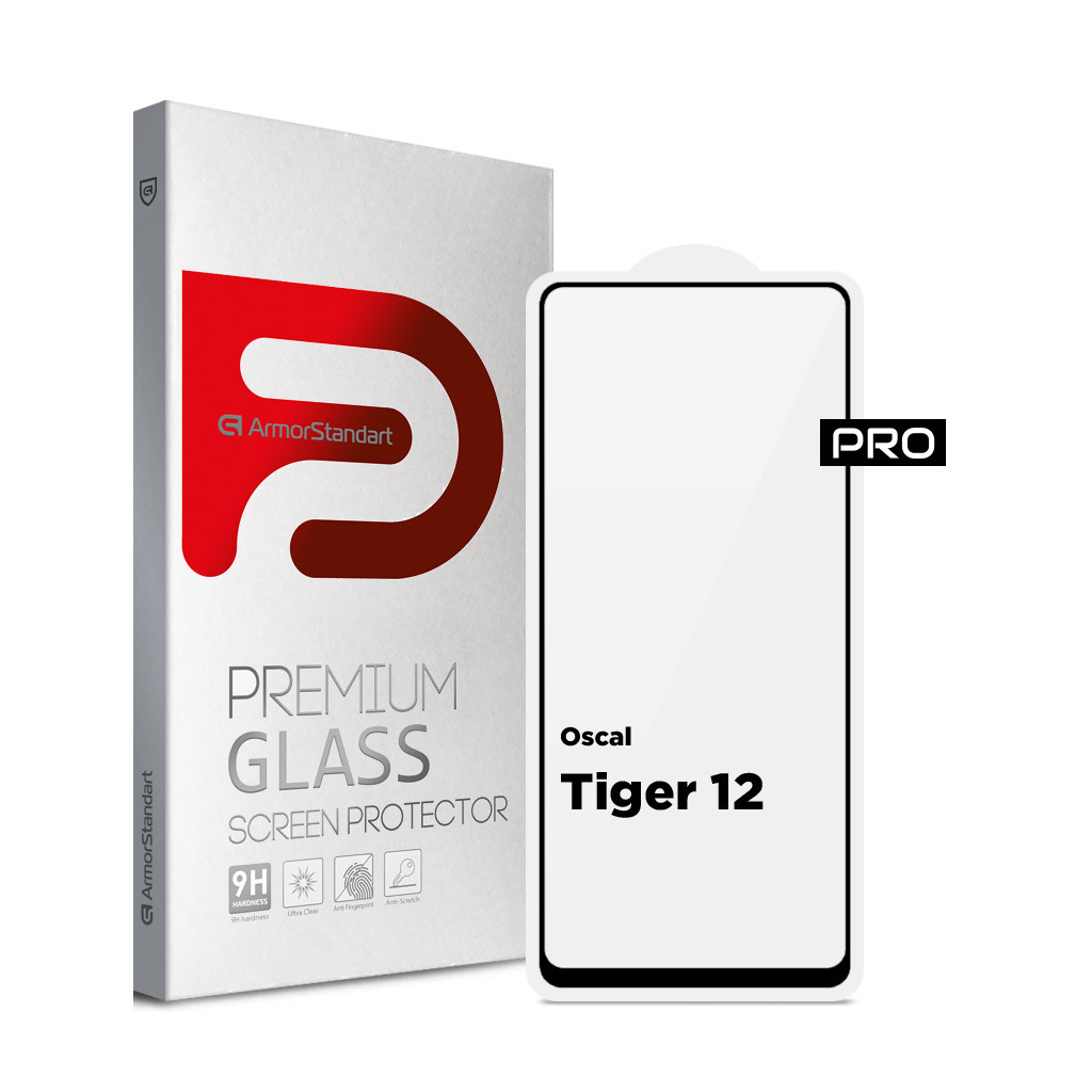 Скло захисне Armorstandart Pro Oscal Tiger 12 Black (ARM75106) Скло захисне Armorstandart Pro Oscal Tiger 12 Black (ARM75106)