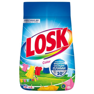 Пральний порошок Losk Color Автомат 4.8 кг (9000101569957/9000101805635) - фото 1