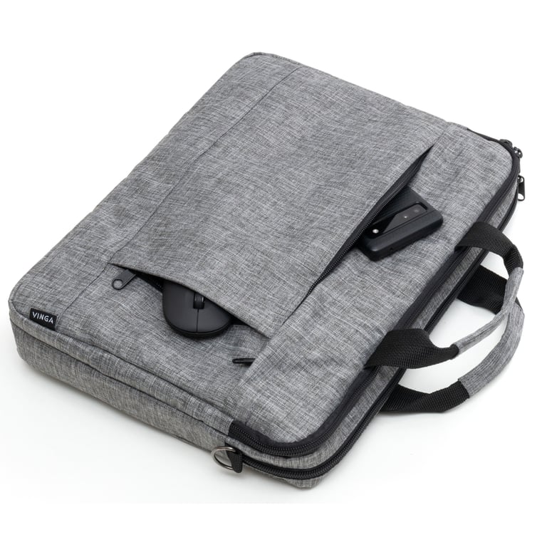 Сумка для ноутбука Vinga 15-16" NB1600 melange gray (NB1600GY) - фото 6