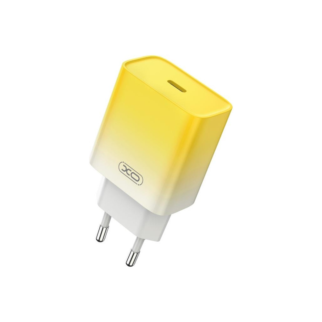 Зарядний пристрій XO CE18 PD30W USB-C Yellow (XO-CE18-YEL) - фото 1 Зарядний пристрій XO CE18 PD30W USB-C Yellow (XO-CE18-YEL) - фото 1