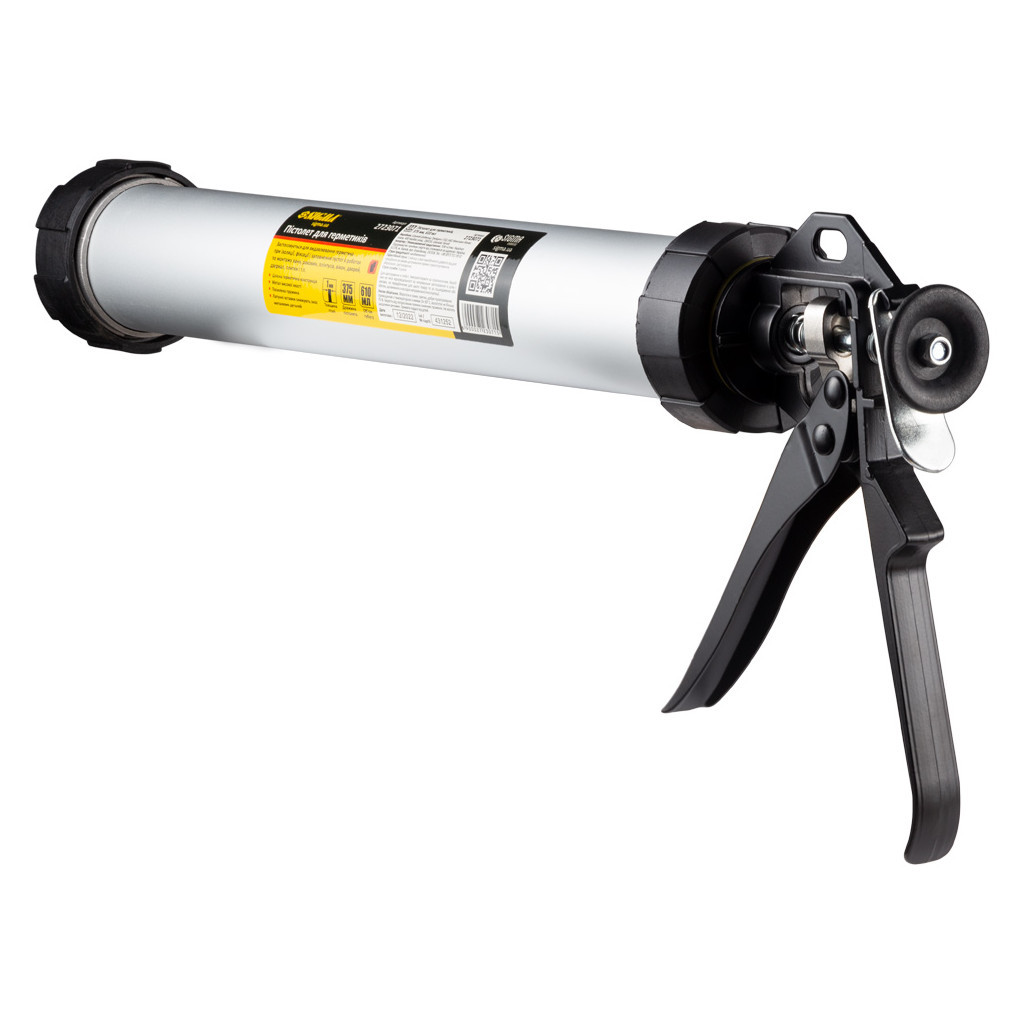 Пістолет для герметика Sigma 375мм 610мл алюмінієва туба (2723071) - фото 3 Пістолет для герметика Sigma 375мм 610мл алюмінієва туба (2723071) - фото 3