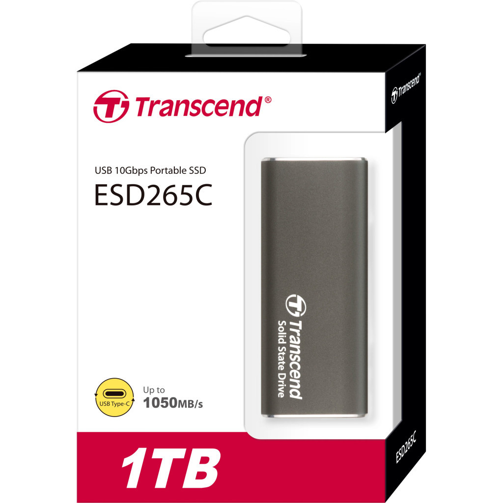 Накопичувач SSD USB-C 1TB Transcend (TS1TESD265C) - фото 4 Накопичувач SSD USB-C 1TB Transcend (TS1TESD265C) - фото 4
