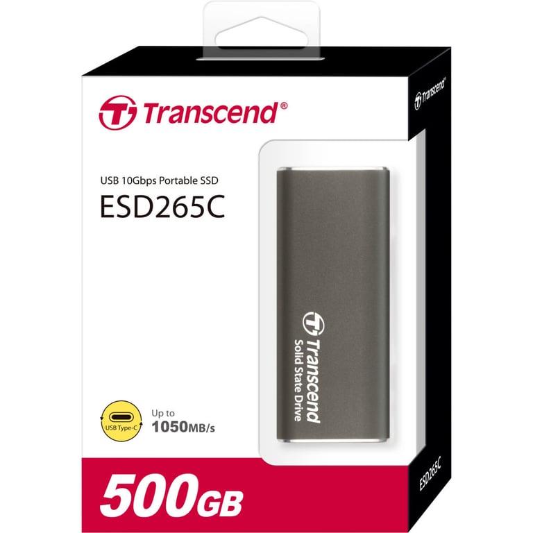Накопичувач SSD USB-C 500GB Transcend (TS500GESD265C) - фото 4
