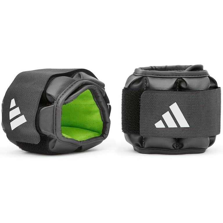 Обважнювач Adidas Performance Ankle ADWT-12631 для гомілки/п'ястка Чорний/Зелений 1 кг (885652021708) - фото 1