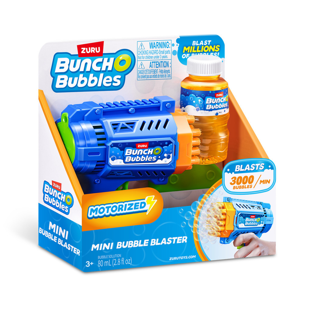 Мильні бульбашки Bunch O Bubbles S1 Бластер з мильними бульбашками (11347) - фото 6 Мильні бульбашки Bunch O Bubbles S1 Бластер з мильними бульбашками (11347) - фото 6