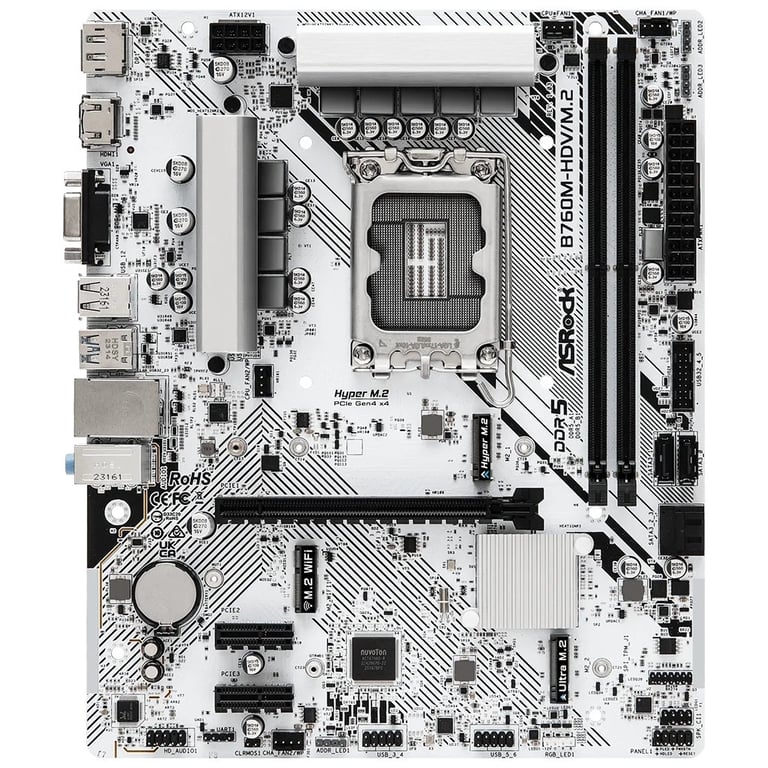 Материнська плата ASRock B760M-HDV/M.2 - фото 1