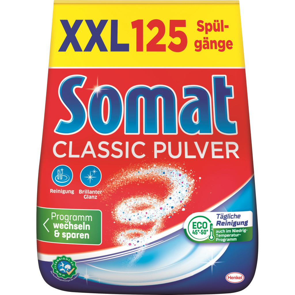 Порошок для миття посуду в посудомийці Somat Classic 2 кг (9000101801507) - фото 1 Порошок для миття посуду в посудомийці Somat Classic 2 кг (9000101801507) - фото 1