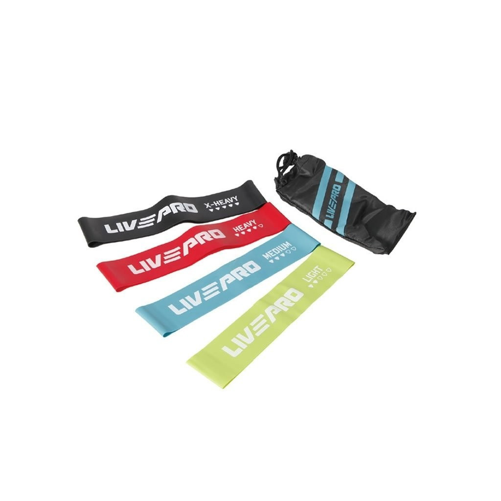 Еспандер LivePro Resistance Loops Bands LP8412 Набір фітнес гумок 4шт (6951376101355) Еспандер LivePro Resistance Loops Bands LP8412 Набір фітнес гумок 4шт (6951376101355)