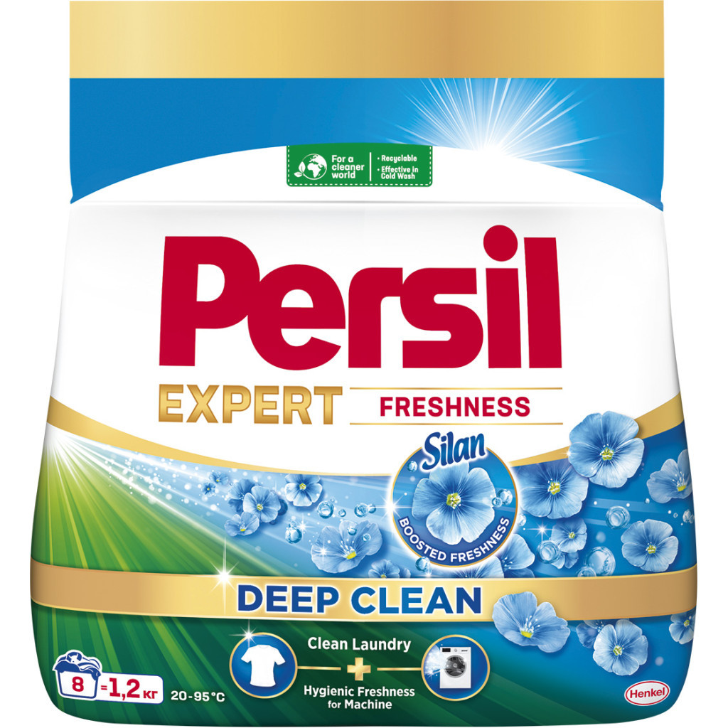 Пральний порошок Persil Expert Deep Clean Автомат Свіжість від Silan 1.2 кг (9000101804683) - фото 1 Пральний порошок Persil Expert Deep Clean Автомат Свіжість від Silan 1.2 кг (9000101804683) - фото 1