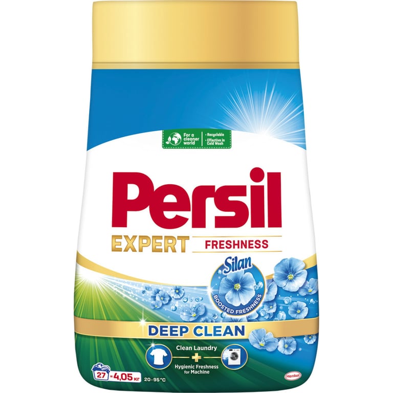 Пральний порошок Persil Expert Deep Clean Автомат Свіжість від Silan 4.05 кг (9000101806199) - фото 1
